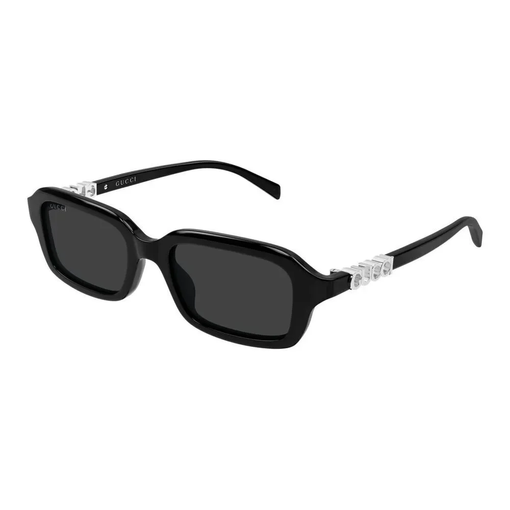 NWT Gucci GG2152S-001 Black Grey 50mm Sunglasses